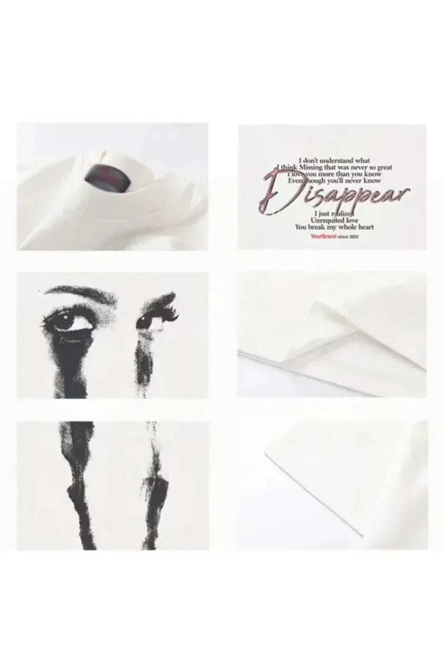 Graphic Tee 'DISAPPEAR' - Tygra Clothing